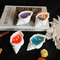 Gel-Wachs Muschelförmige Duftkerze Handgemacht Hochzeit Heim-Duft Aromatherapie Deko Geschenk Raumdekoration Schlafzimmer SPA Großhandel