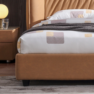 Cama <span class=keywords><strong>de</strong></span> lujo 2024, muebles <span class=keywords><strong>de</strong></span> dormitorio <span class=keywords><strong>de</strong></span> estilo contemporáneo, <span class=keywords><strong>cabeceros</strong></span> para tamaño Queen, <span class=keywords><strong>tela</strong></span> tecnológica, marco <span class=keywords><strong>de</strong></span> camas con funda - Product Image 4