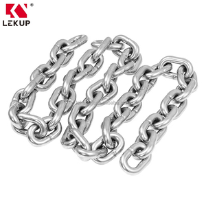 Chaîne de levage d'ancre marine sur mesure, chaîne soudée en acier inoxydable robuste, maillon de chaîne métallique suspendu - Product Image 5