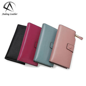 Andong Leather New Fashion Long Wallet Purse for Women Genuine Cow Leather Elegant <b>Clutch</b> <b>Bag</b> Multi-Card Position Phone <b>Bag</b> - Product Image 4