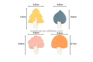 Nouveau crochet mural en plastique créatif porte-clés de cuisine <span class=keywords><strong>auto</strong></span>-adhésif cintre mural nouveauté accessoires de cuisine - Product Image 3
