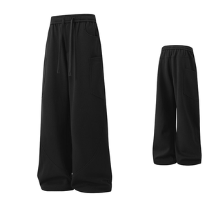 <span class=keywords><strong>Pantaloni</strong></span> Cargo da Uomo Nuovi Trendy Autunno Inverno, Larghi, Casual, <span class=keywords><strong>con</strong></span> Tasche Grandi, Ricamo Scimitar, Gamba Dritta - Product Image 1