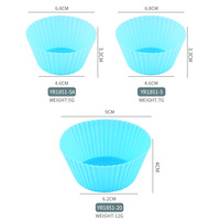 Moule à muffins en forme de cœur, doublure réutilisable pour cupcakes, moule à pâtisserie romantique pour la Saint-Valentin, décoration de gâteau de mariage