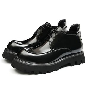 Nuevos Zapatos Formales de Negocios para Hombre, de Cuero, Impermeables, Transpirables, Antideslizantes, Duraderos, Estilo Británico, Modernos, para el Trabajo Diario - Product Image 3