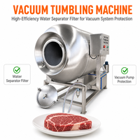 Machine industrielle de marinade de viande pour poulet, bœuf, poisson, destinée à la production en ligne dans les usines de transformation d'aliments surgelés