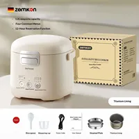 Machine à glaçons électrique Zeon Mini en silicone, capacité de 3 litres, pour 1 à 2 personnes, commande par bouton, compatible lave-vaisselle, écologique