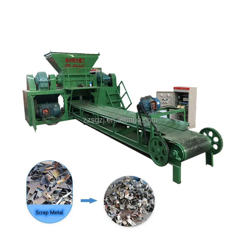 Phế liệu kim loại Máy Nghiền/phế liệu sắt lon thiếc kim loại Shredder/Thép tấm Shredder máy