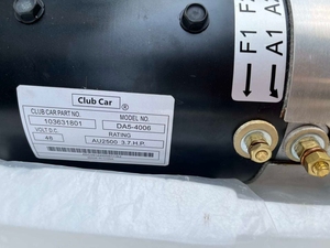 มอเตอร์กระแสตรงแบบกระตุ้นด้วยไฟฟ้า 48V 3kW รุ่น DA5-4006 102775101 ZQS48-4.0-T1 แบบยึดขอบหน้าแปลนขนาด 32 มม. สำหรับรถคลับคาร์ ZQS484.0T1 - Product Image 4