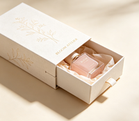 Caja de Regalo de Perfume de Lujo con Cajón, Logotipo Personalizado, Papel Mate, Caja Deslizante, Empaque de Alta Gama para Fragancias y Cosméticos para Bodas