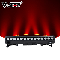 Barre LED VSHOW L10 Gamut Outdoor 14 * 25W RGBWYLP 7-en-1 à pixels avec contrôle DMX pour effets de lavage paysager et architectural IP66