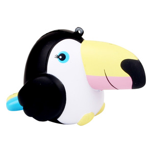 Cute Cartoon Toucan PVC Soft <b>Squishy</b> Toy For Promotional Activities - Product Image 4