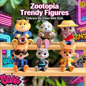 Figuras Coleccionables de la Serie Zoo2, Cajas Sorpresa, Judy, Fox, Nick Wilde, Juguetes, Adornos para Coche, Regalos - Product Image 1