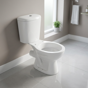 Ego P Trap Italian Style Two Piece WC Export Quality High Grade <b>Ceramic</b> Water Closet Toilet <b>Pan</b> Set - Product Image 4
