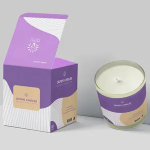 Custom Caja Para Velas Private Brand Foldable Color Cardboard Box Printing,Luxury Gift Candle Packaging Boxes