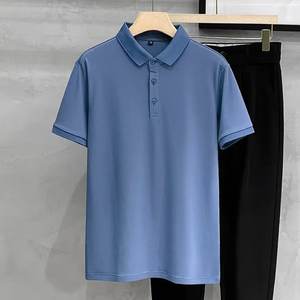 Ropa de verano Camisas bordadas Algodón pesado 100% Poliéster Tamaño Delgado Golf Polo Serigrafía camiseta para hombre - Product Image 3