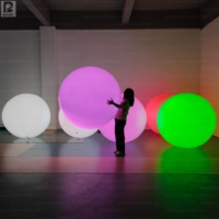 Ballon interactif LED gonflable PVC étanche à changement de couleur personnalisé, à commande tactile, pour décorations de concerts et festivals
