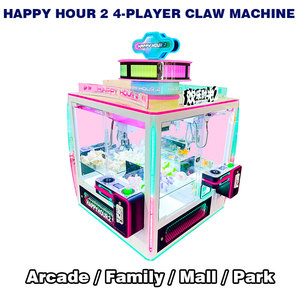 Máquina de Garra Metálica Comercial de 2 a 4 Jugadores para <span class=keywords><strong>Happy</strong></span> <span class=keywords><strong>Hour</strong></span>, Operada con Monedas, Iluminación Colorida, Equipo de Entretenimiento para Múltiples Espacios - Product Image 1