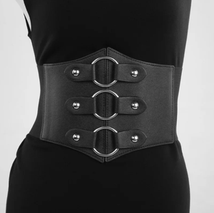 Cinturón Corsé Ultra Ancho de PU al por Mayor para Mujer, Cinturón Decorativo para Vestido, Estilo Casual, Faja Elástica para Ropa de Mujer - Product Image 2
