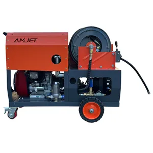 AMJET Machinery 30lpm 4350psi Sewer root cleaning Sewer jet sewer cleaner machine
