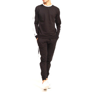 Custom Size Lightweight Winter Casual Solid <b>Men's</b> Sweat Suits OEM Customized Design <b>Pullover</b> <b>Men</b> Sweat Suit - Product Image 4