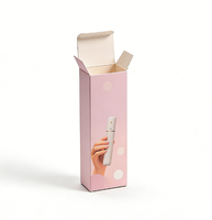 Caja de Cartón Blanca Personalizable, Caja de Embalaje Plegable con Laminado Mate, Cajas de Embalaje Transparentes para Alimentos con Logotipo y Ventana