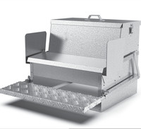 Mangeoire automatique en métal pour volaille ferme poulailler mangeoire pour animaux équipement agricole