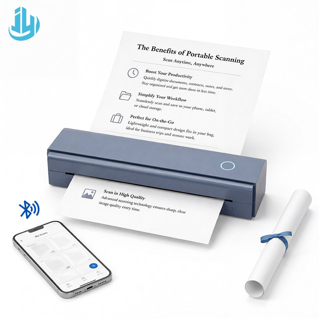 A4 Thermal Printer N80  Wireless Inkless Compact Desktop Printer for Small Business Office Front Desk Contract