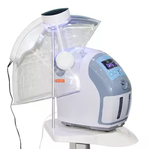 Équipement de salon de beauté : Dôme à oxygène, machine de soin du visage, jet d'eau oxygénée, peeling à l'oxygène avec pulvérisateur et masque pour les soins du visage - Product Image 2
