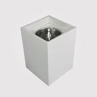 Plafonnier encastré LED de 6 pouces anti-éblouissement, luminaire commercial en aluminium noir personnalisé pour l'éclairage des hôtels, des bureaux et des magasins