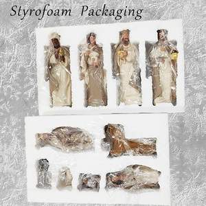 Juego de Natividad para Interiores de Navidad - 10 Piezas de Estatuas de la Escena de la Natividad, Niño Jesús, María y José, Adecuado para Decoración Religiosa - Product Image 3