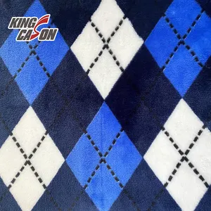 KINGCASON Best seller buona sensazione di mano confortevole caldo velluto Super morbido di alta qualità 100% poliestere per vestiti da coperta