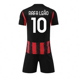 Uniformes de Fútbol de Verano, Camiseta de Milán Temporada 25/26, Manga Corta, Estampada, Transpirable, Secado Rápido, Clubes Europeos - Product Image 1