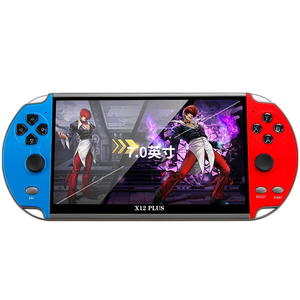 Máy Chơi Game Cầm Tay 10000 Trò Chơi Android Cổ Điển Cầm Tay 7 Inch 16GB YLW X12 Plus 7 Inch Cho Trẻ Em