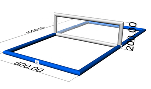Juguete <span class=keywords><strong>de</strong></span> voleibol acuático inflable personalizado, <span class=keywords><strong>cancha</strong></span> <span class=keywords><strong>de</strong></span> PVC para niños y adultos, piscina <span class=keywords><strong>de</strong></span> fútbol inflable - Product Image 6