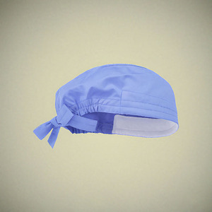 Cappello chirurgico di cotone con Logo personalizzato all'ingrosso con copricapo da infermiera a coda di cavallo foderato in raso per la dimensione del cappello medico dell'infermiera regolabile - Product Image 4