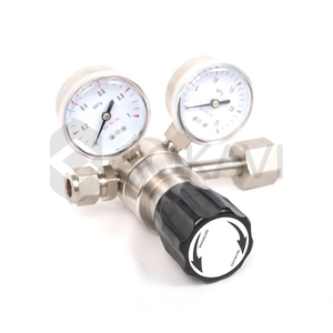 316 клапан газового регулятора высокого давления из нержавеющей стали с двойными манометрами, подходит для клапана промышленных газов - Product Image 5