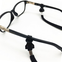 Porte-lunettes élastique Porte-lunettes de soleil pour le cou Cordon de chaîne Porte-lunettes confortable avec technologie de rétention de confort
