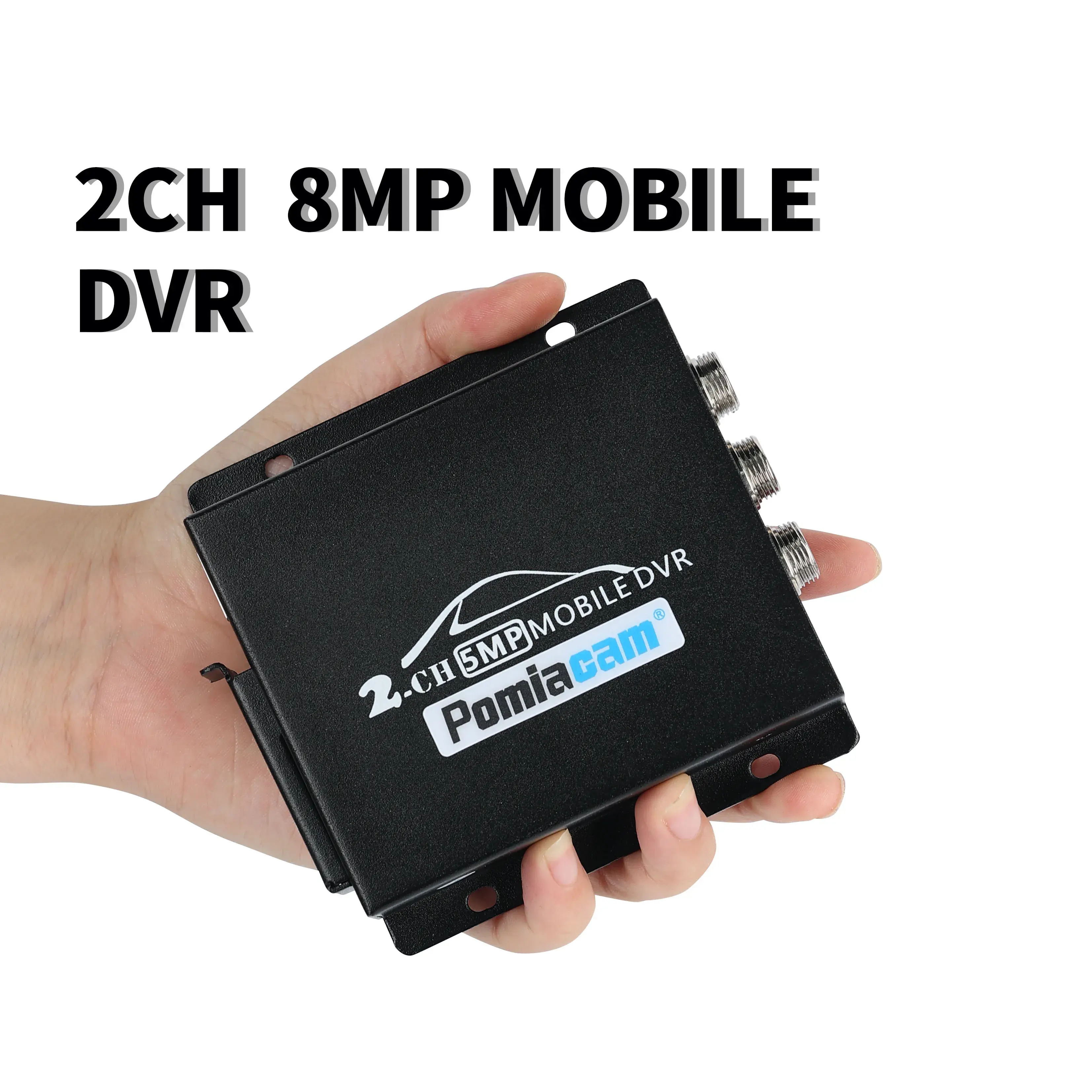 8MP AHD TVI DVR 2ch DVR coche camión vehículo grabación de vídeo móvil DVR HDMI salida 2CH MINI CVBS con control remoto