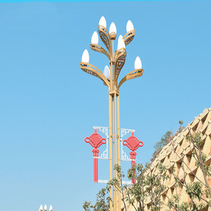 Lampadaire LED en alliage d'aluminium type III, alimentation CA, éclairage extérieur pour routes urbaines et aménagement paysager des places - Product Image 1