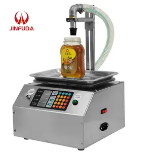 Large flow weighing honey filling machine for household and commercial use, edible oil, sesame paste filling