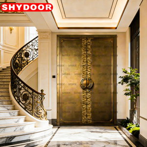 <span class=keywords><strong>Puerta</strong></span> <span class=keywords><strong>de</strong></span> Seguridad <span class=keywords><strong>de</strong></span> Aluminio Tallada, Doble Corte Láser, Aleación <span class=keywords><strong>de</strong></span> Ferretería, <span class=keywords><strong>Puerta</strong></span> <span class=keywords><strong>de</strong></span> Entrada <span class=keywords><strong>de</strong></span> Lujo para Villa, Estilo Herencia - Product Image 5