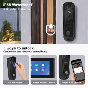 1080P IP <strong>Video</strong> <strong>Intercom</strong> TUYA Smart WIFI Doorbell <strong>Video</strong> Camera Night Vision Motion Detection Kit Cat 5/RVV4/ POE Connection - Product Image 5