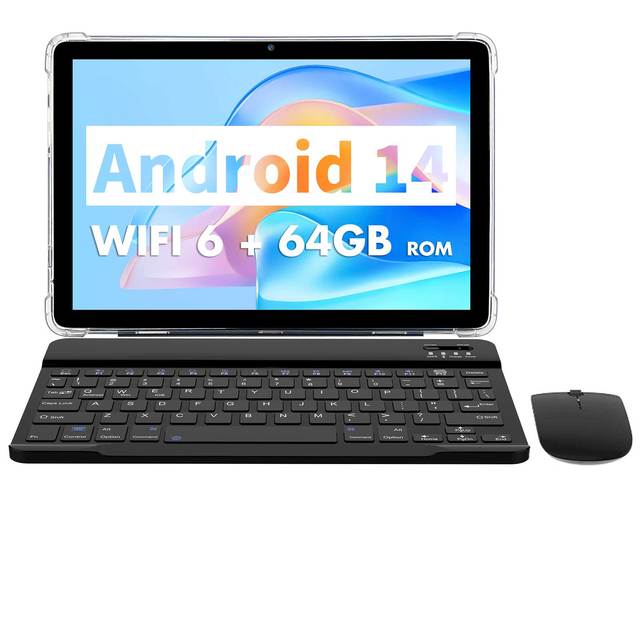 New Business Style 10-Inch IPS Octa Core Tablet PC Android 14 8GB RAM+64GB ROM Rugged Android Tablet with 1280*800 Resolution