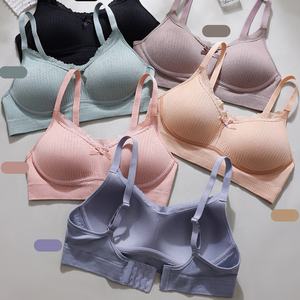 Reggiseni Push-Up Senza Fili a Coppa Intera per Donna, <span class=keywords><strong>Taglia</strong></span> Unica, Leggeri e Casual, Imbottiti, Senza Cuciture, Confezione da <span class=keywords><strong>4</strong></span> - Product Image 2