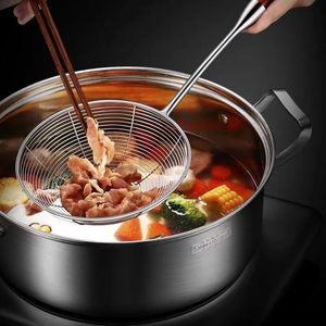 Écumoire araignée en acier inoxydable pour la cuisson et la friture, filtre à huile pour aliments frits, ustensile de cuisine compatible lave-vaisselle - Product Image 2