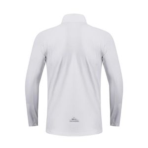 Usine de vêtements personnalisés en cours d'exécution vierge Football Basketball Sports Joggers Training Wear Jersey Zipper Long Sleeves T Shirts - Product Image 3