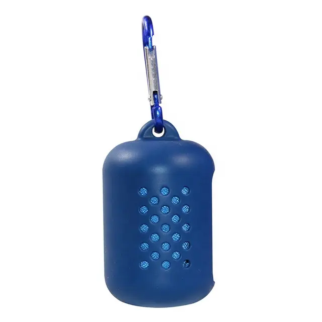 L Toalla de viaje portátil Estuche de silicona para exteriores de secado rápido Toalla plegable Golf Correr Yoga Deportes Sensación Toalla de hielo fresco