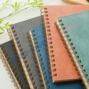 Thiết kế mới mạnh mẽ ràng buộc Ribbon cuốn sách cuaderno libretas chương trình nghị sự bìa cứng kế hoạch sữa Tạp Chí A5 PU da tùy chỉnh máy tính xách tay - Product Image 2