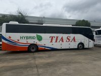 Autobús Híbrido de Lujo Bonluck JXK6130 de 53 Asientos y Tres Ejes, Modelo de Exportación, Nuevo, Dos Unidades en Stock, Ahora en Oferta con Descuento