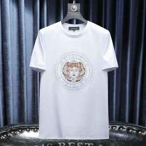 T-shirt en coton à manches courtes, shorts d'été, vêtements pour hommes, t-shirt pour hommes - Product Image 2